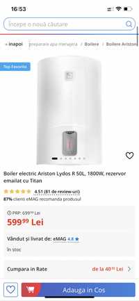Boiler electric Ariston Lydos