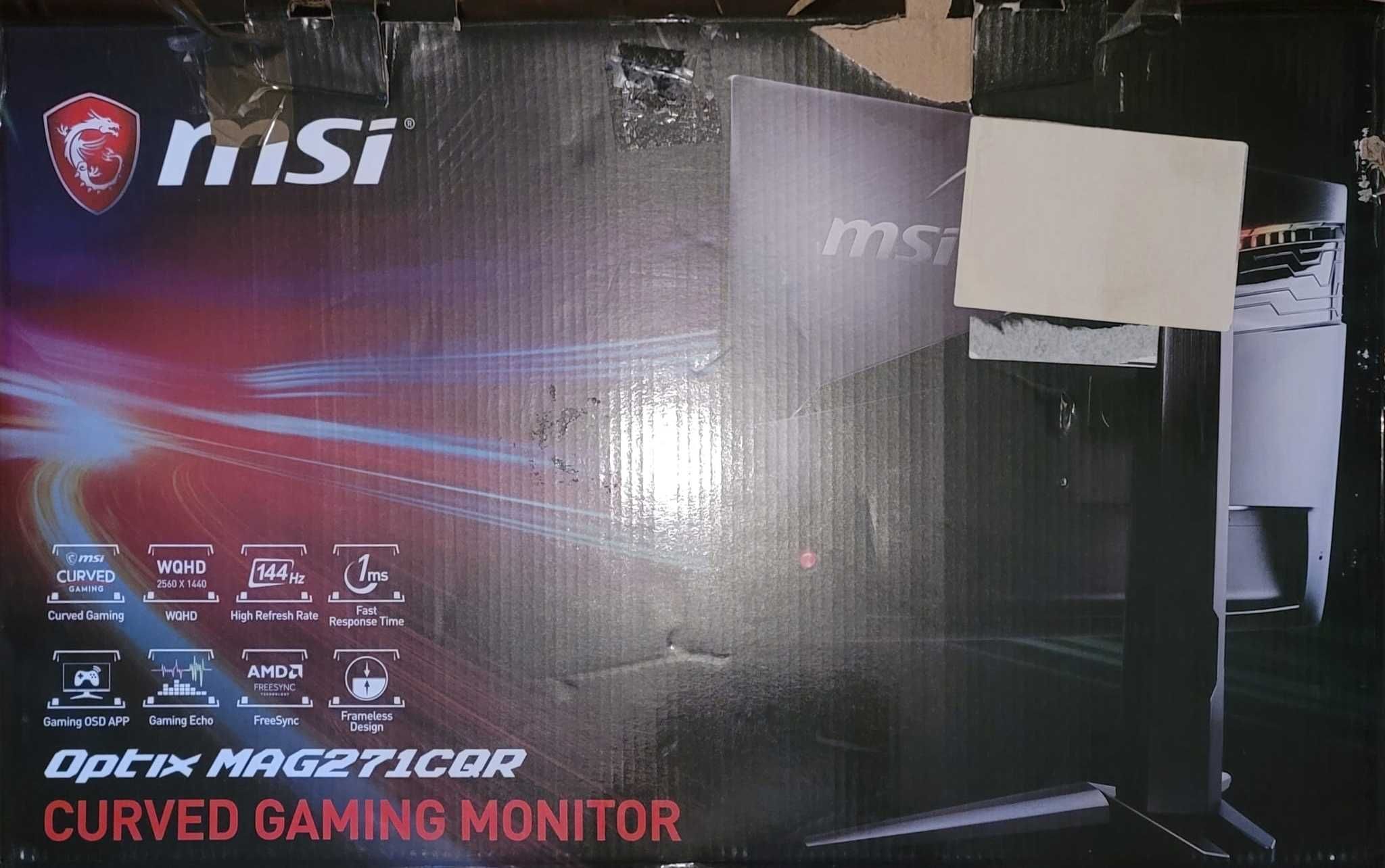 Monitor MSI MAG271CQR WQHD 144hz 1ms