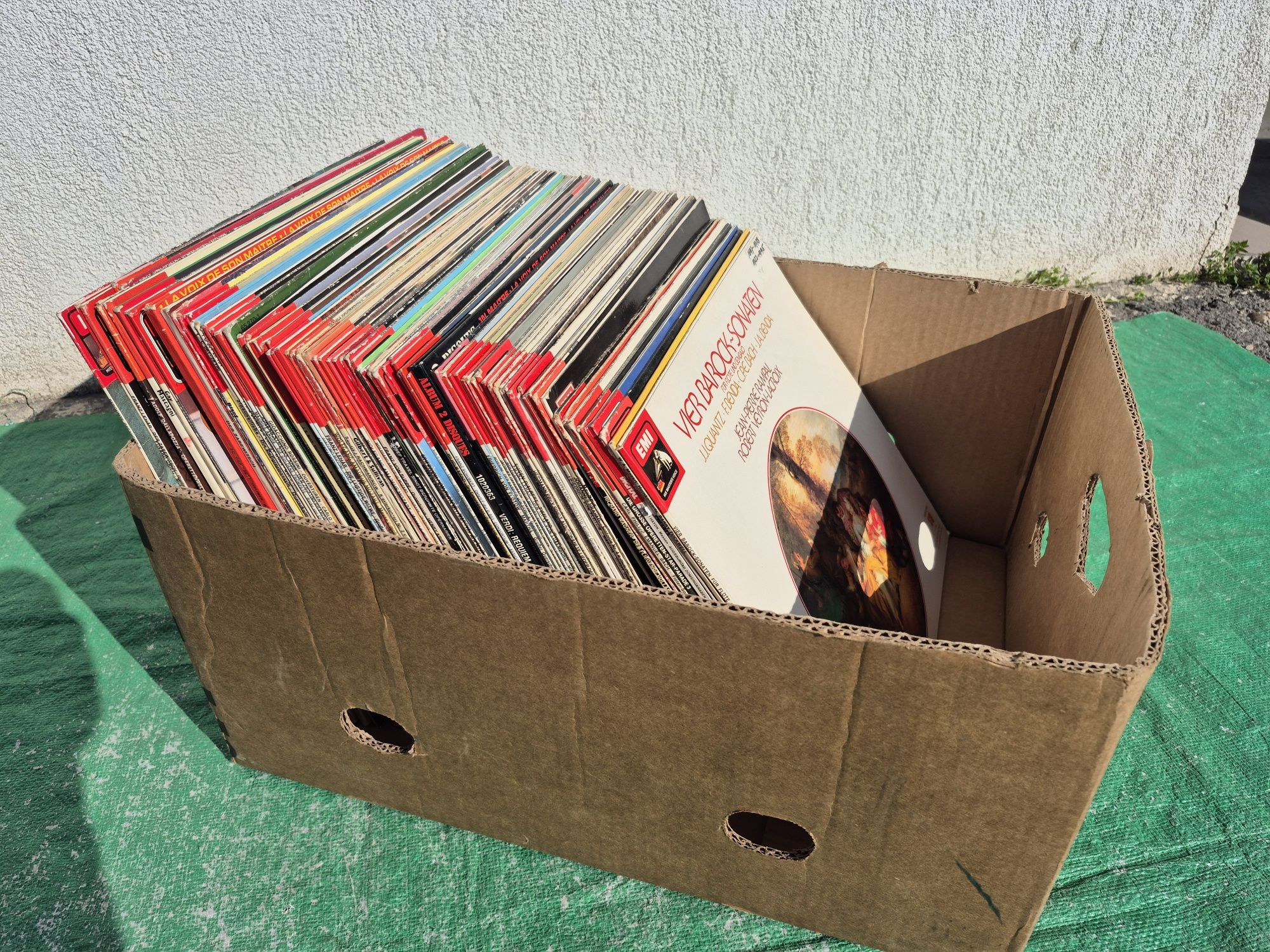 Vând 100lp Discuri Vinil colectia EMI HIS MASTERS VOICE muzică clasică