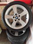 Jante BMW r17 cu anvelope Goodyear m+s.