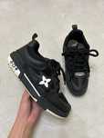 Black & White Luis Vuitton Skate size 43