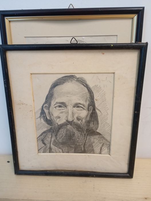 Vând grafică veche,semnate Baba și Tonitza  înrămate