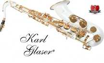 Saxofon Tenor ALB & AURIU Karl Glaser® Bb (Si bemol) sax curbat NOU