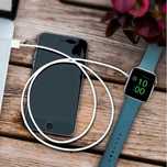 Incarcator inductiv, cablu USB-C, pentru Apple Watch 4, 5, 6, 7, 8, SE