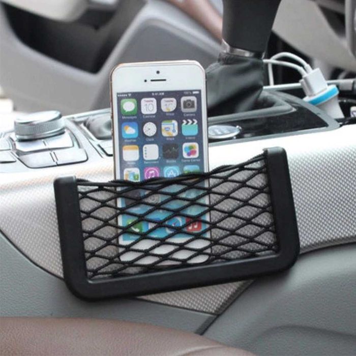 Buzunar auto, organizator din plasa elastica pentru depozitare [NOU]