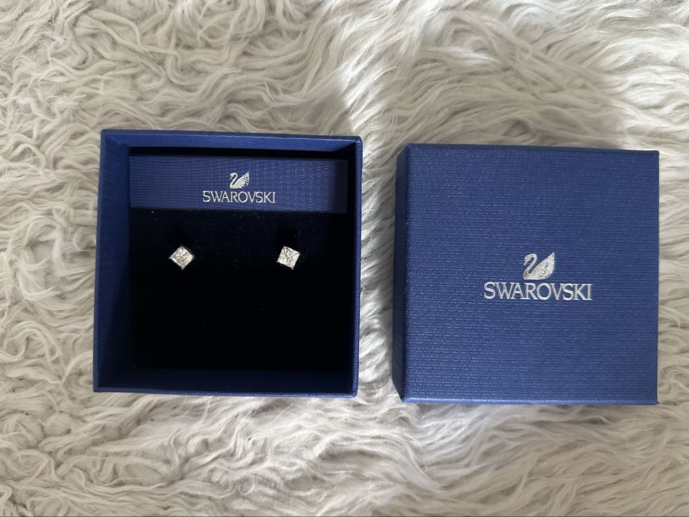 Swarovski Attract Обеци Розово Злато