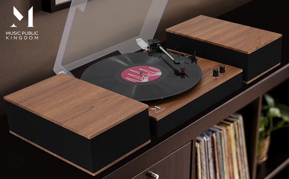 Bluetooth грамофона система с HIFI висококачествен звук