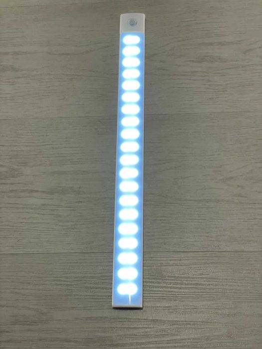 Bara LED dulap/bucatarie/mobila USB-C magnetic cu senzor miscare