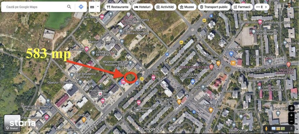 Campus. Teren intravilan. Deschidere Aurel Vlaicu. Ideal bloc