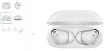 Casti bluetooth Redmi Buds 4 Pro albe, capace silicon noi de rezerva