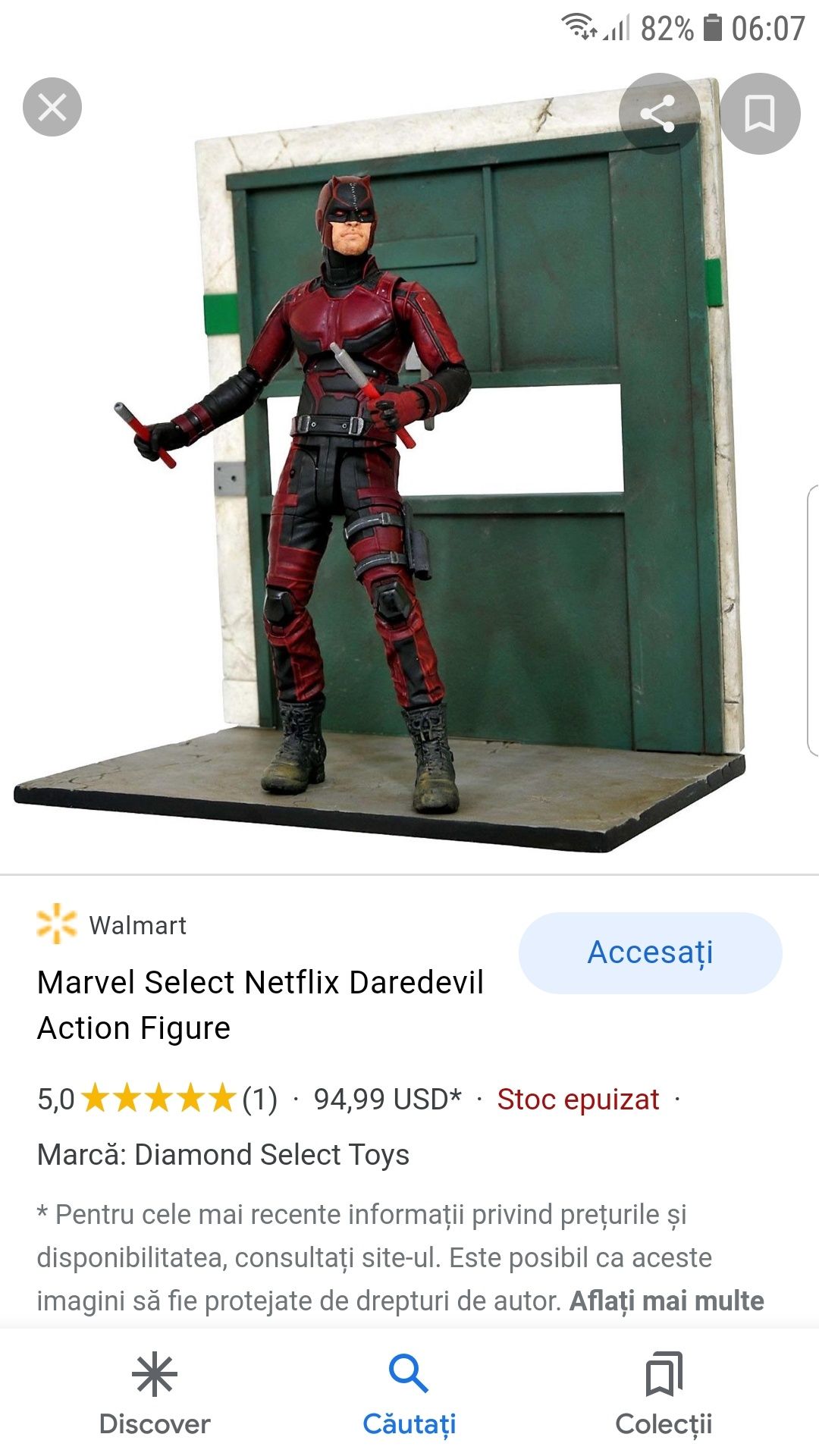 Figurina Daredevil diorama Marvel