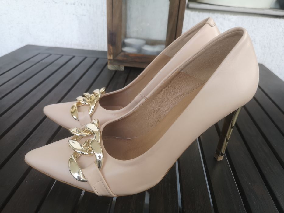 Lauree Sofia Nude, обувки естествена кожа, номер 37