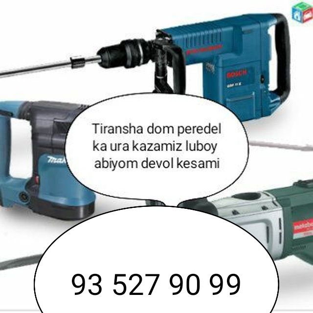 Almazne bur ferfarator xizmatlari beton buzish eshik ochish teshik tes