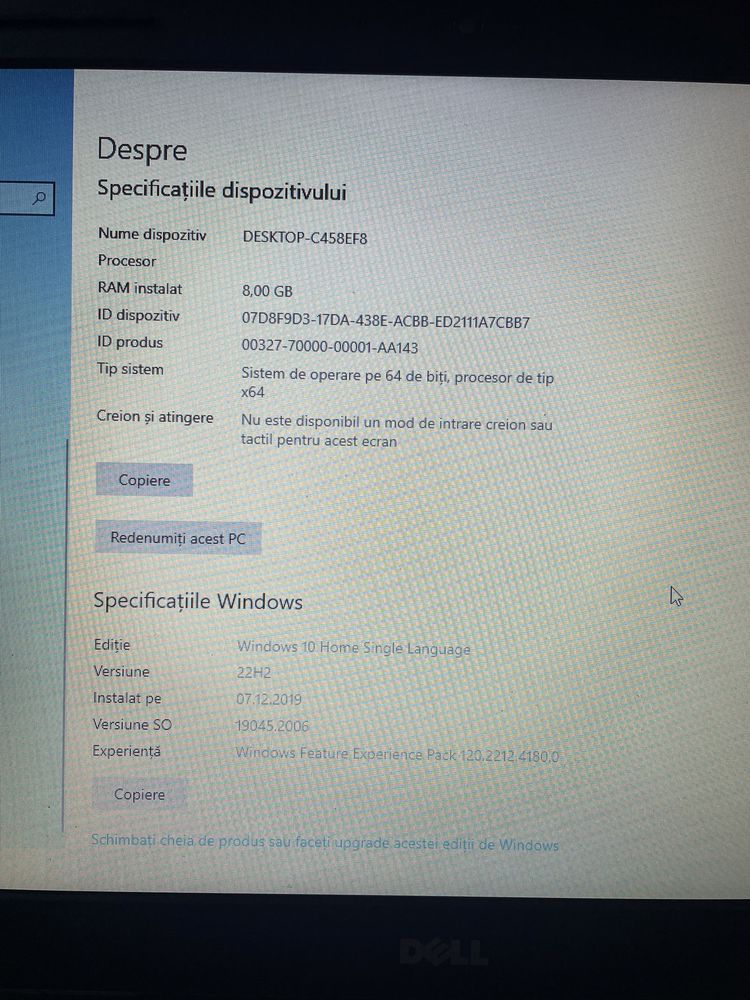 Laptop marca  DELL