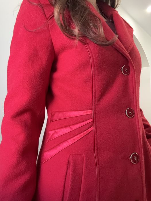 Palton rosu bergound