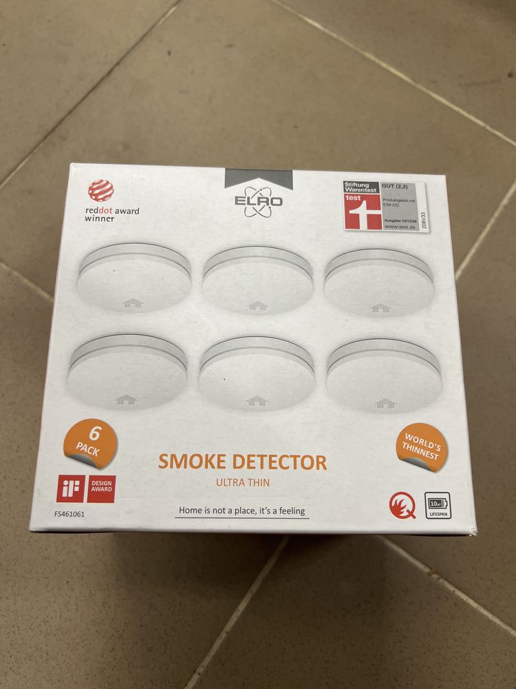 Detector de fum elro 6pack