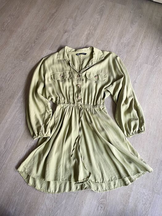 rochie ZARA cu maneci bufante