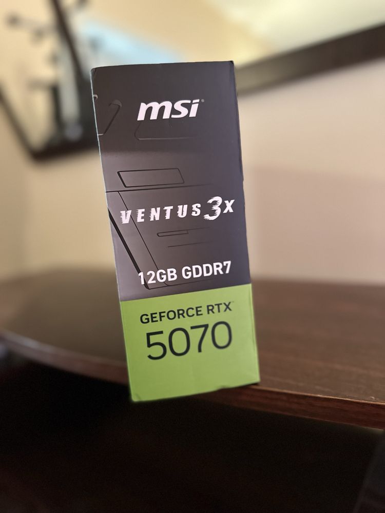 MSI RTX GEFORCE 5070. Чисто нова видеокарта