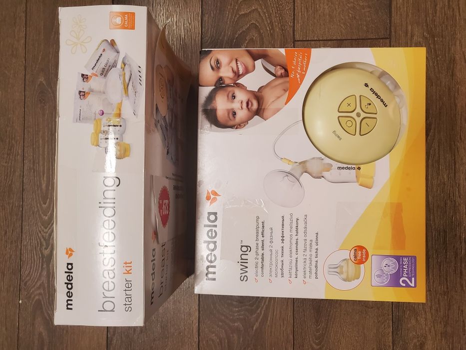 Двуфазна електрическа помпа Medela Суинг Swing с комплект за кърмене