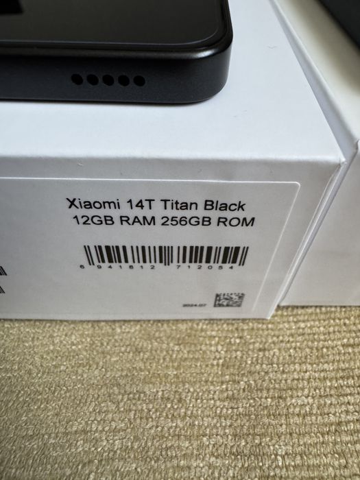 Xiaomi 14T, 256 GB, 12GB, Black