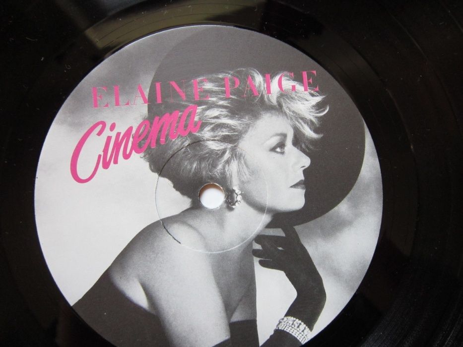 vinil Elaine Paige ‎-'Cinema' -Soundtrack, Theme, Musical -made in UK
