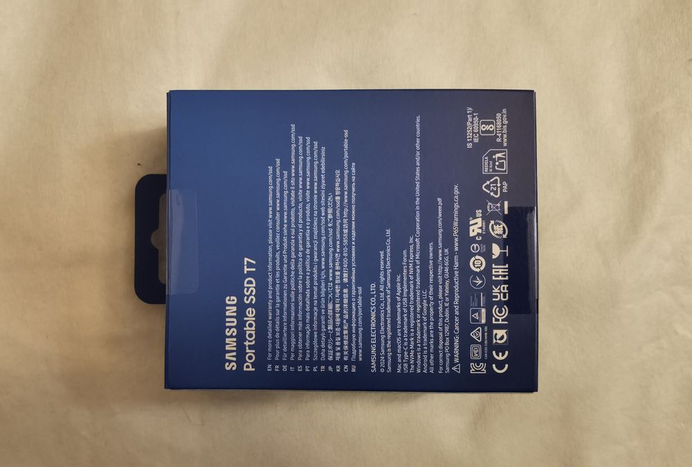 SSD Extern Samsung T7 2 Tb