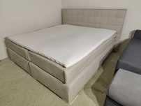 Pat dormitor Boxspring 180/200 Bej