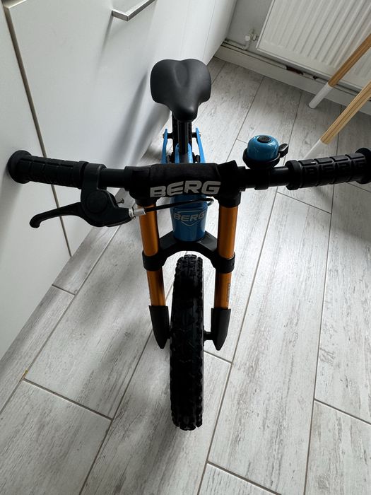 Bicicleta fara pedale BERG Biky Cross Albastru cu Frana de Mana