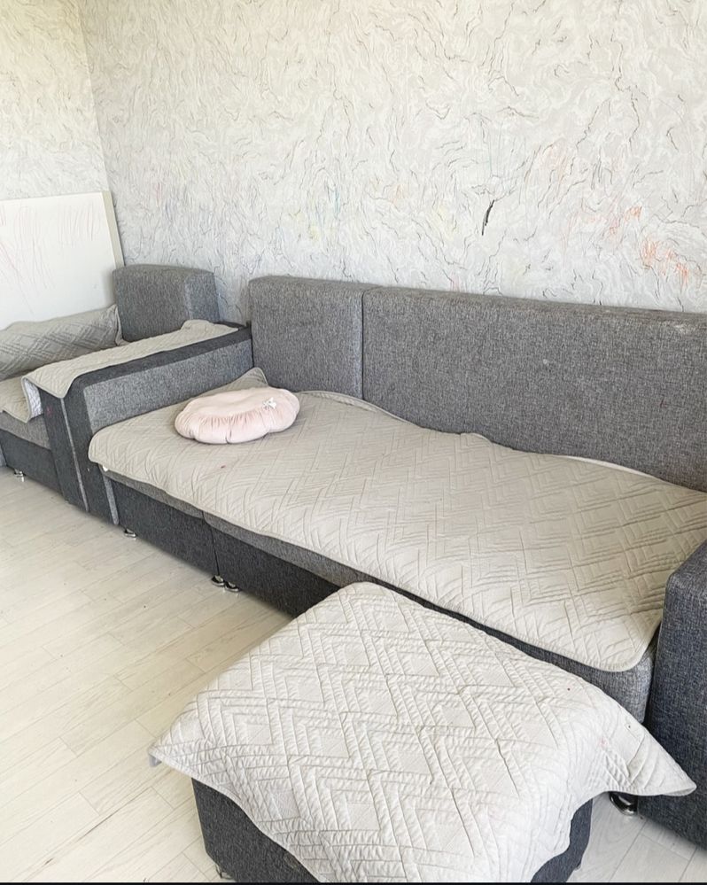 Продам диван, кресло, пуф (КШТ)