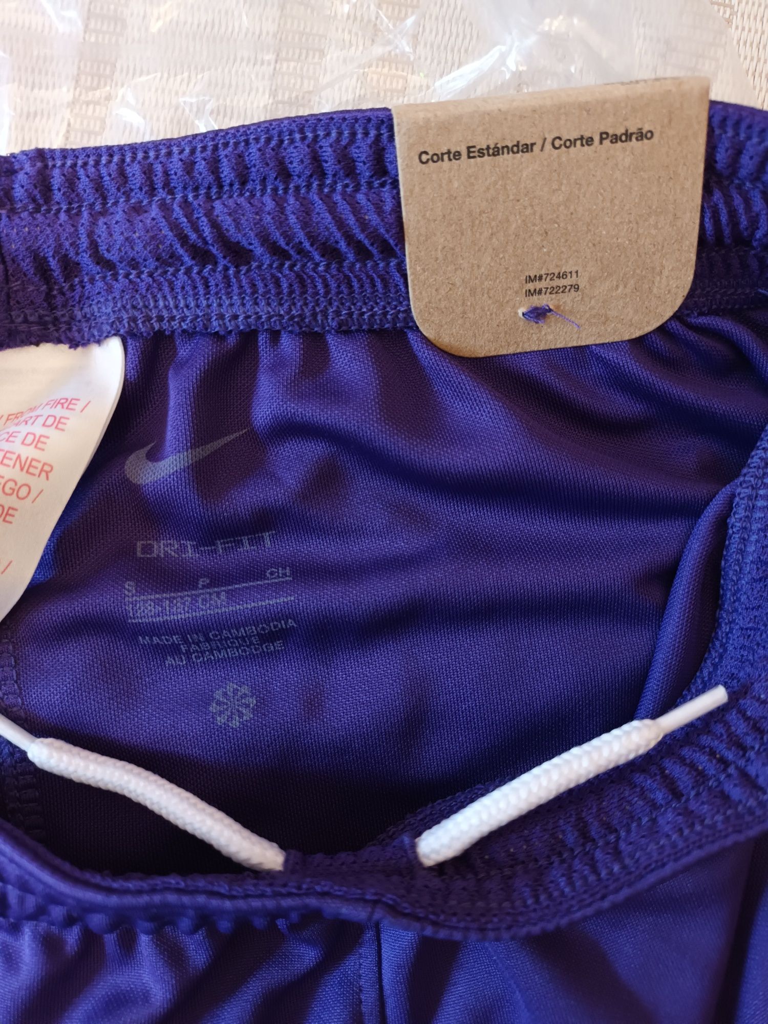 Sort Nike Y NK DF PARK III SHORT NB K - marime S / mov (128/137cm)