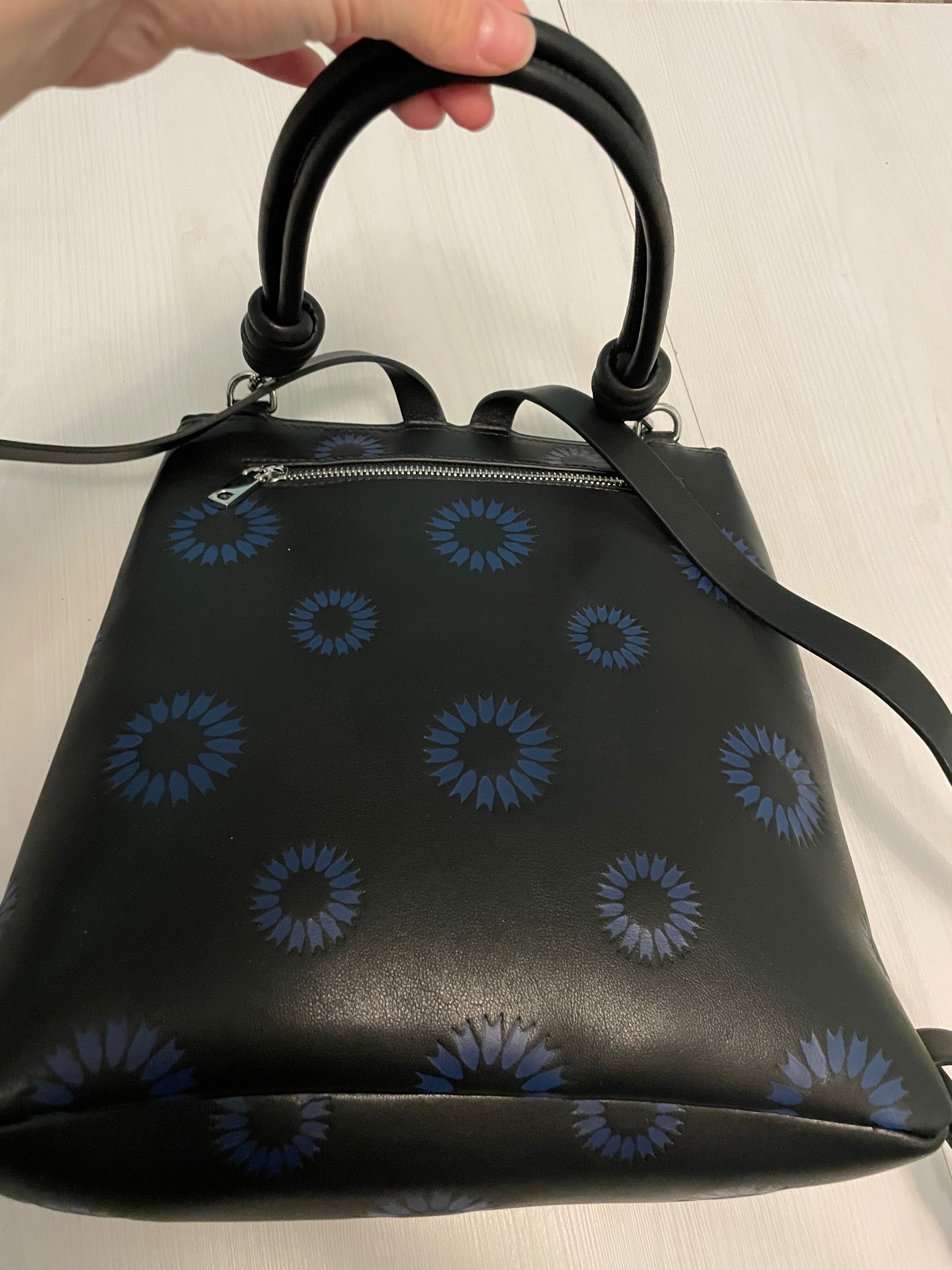 DESIGUAL раница от еко кожа с флорален десен
