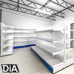 Стеллаж металлический сборный, полка стеллаж, полка металлическая ukts