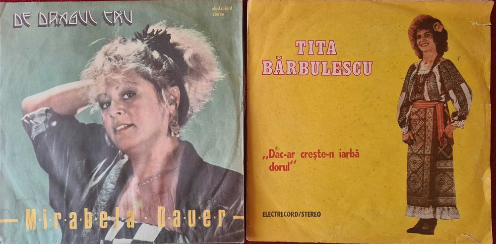 Discuri de muzica populara Electrecord stereo