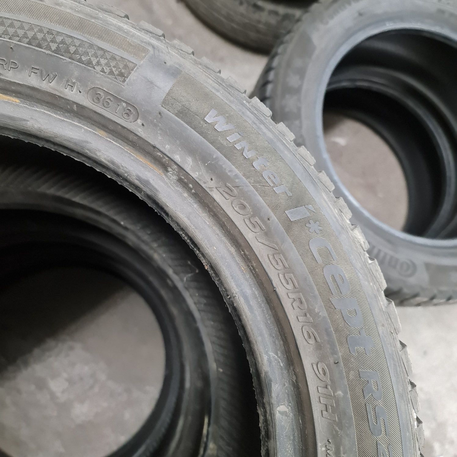 4x 205/55/16 M+S HANKOOK 6MM Stare impecabila