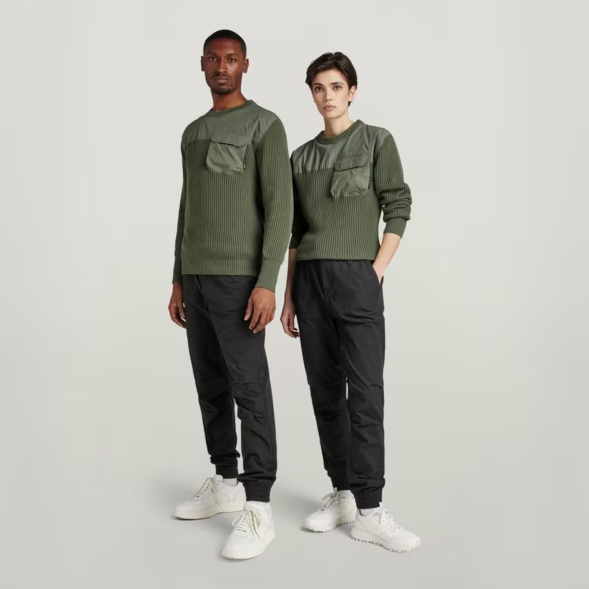 Оригинален пуловер G-Star Raw Army XXL нов мъжки суичър карго блуза