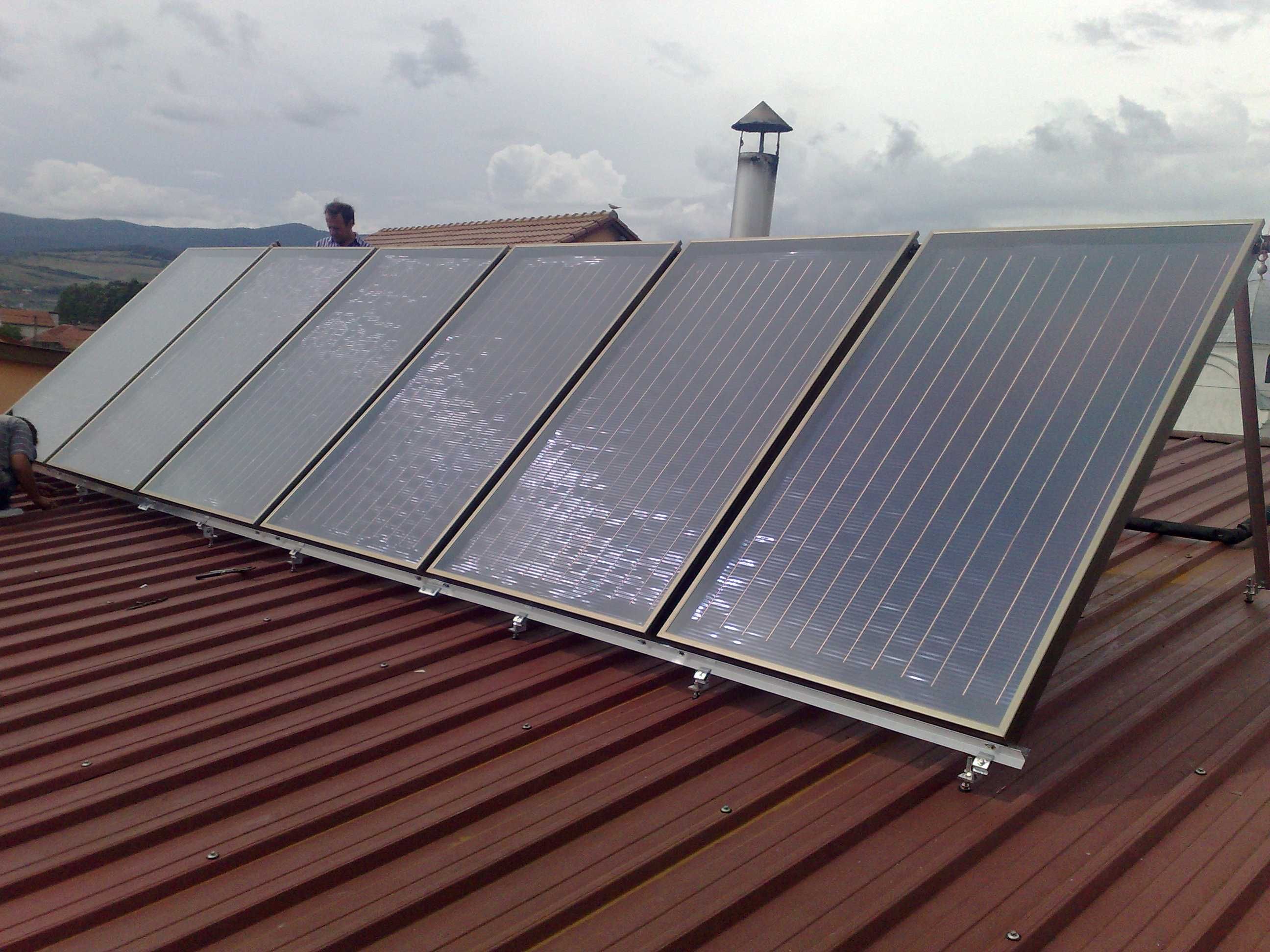 Panouri (panou solar) solare -10ani garantie -Sistem profi pt 5-6 pers