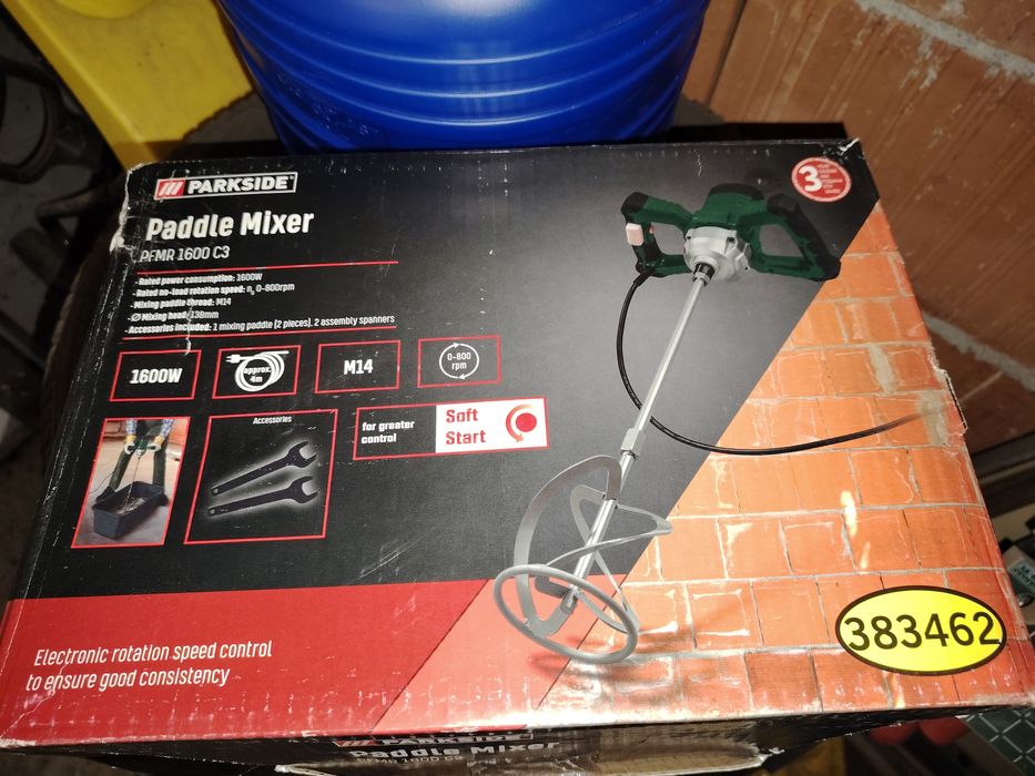 Mixer mortar, lavabila Parkside 1600w, garanție