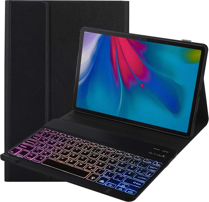 Husa + tst detasabila, iluminata RGB pt LENOVO M11, REDUS de la 330RON