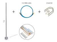 Antena Mikrotik LoRa 6.5 dBi - Helium + cablu 1m + prindere