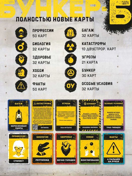 " Бункер " Настольная игра