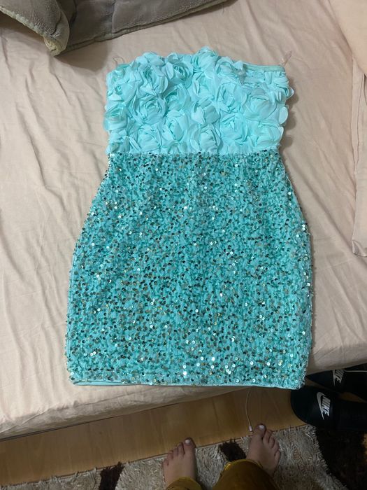 Зелена рокля С размер