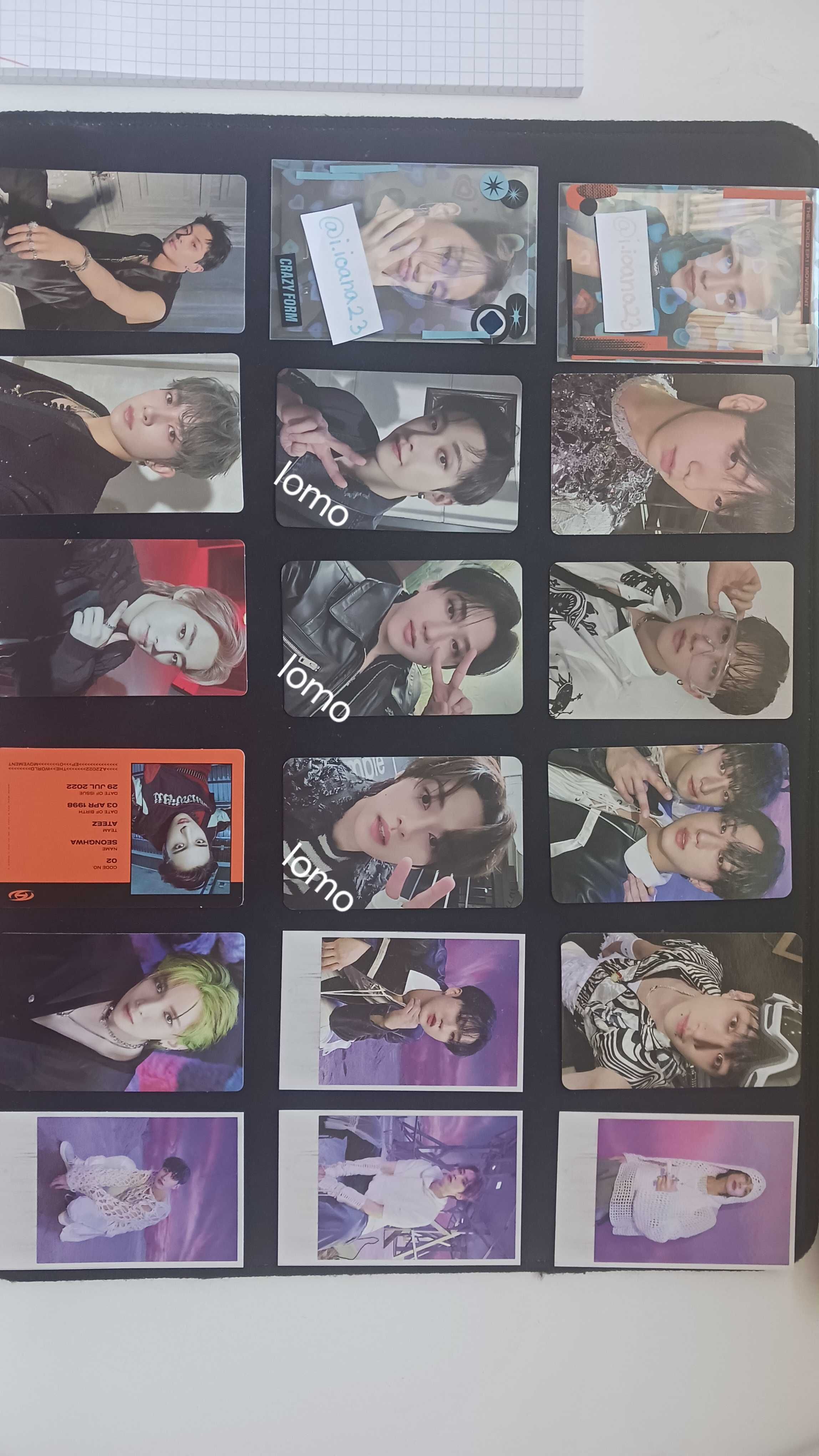 Photocarduri kpop ateez stray kids enhypen txt