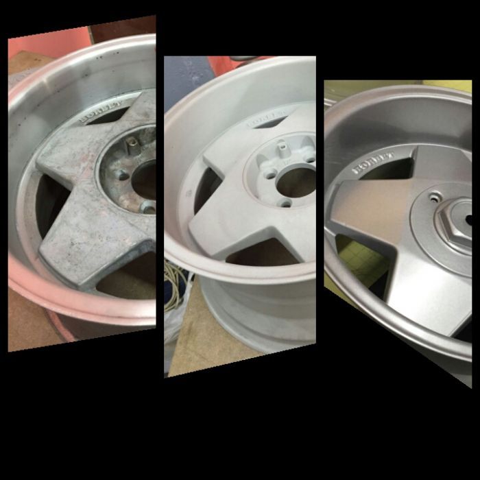 Пескоструй и полимерная (порошковая) покраска дисков, мет-их деталей.