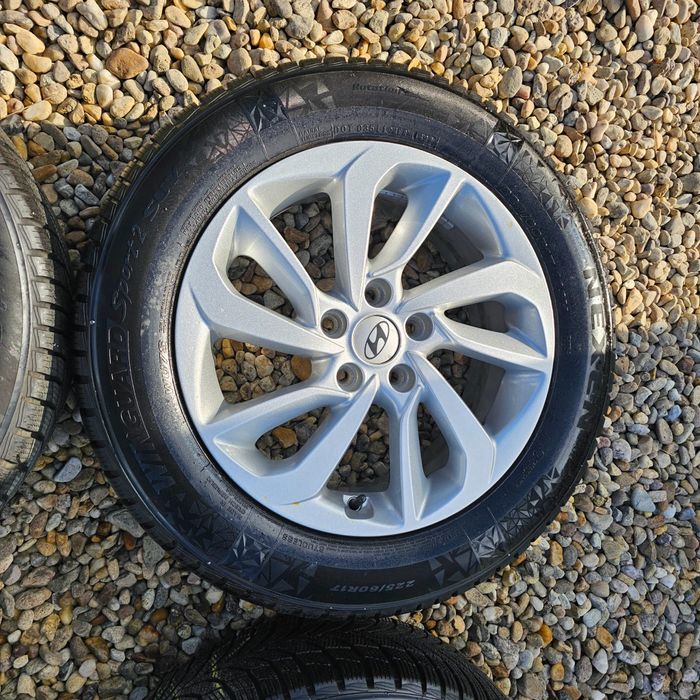 Set Jante Hyundai Kia Iarna 225 60 R17 Anvelope noi 5x114.3
