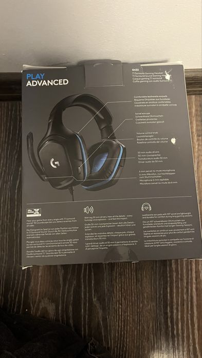 Casti gaming logitech g432