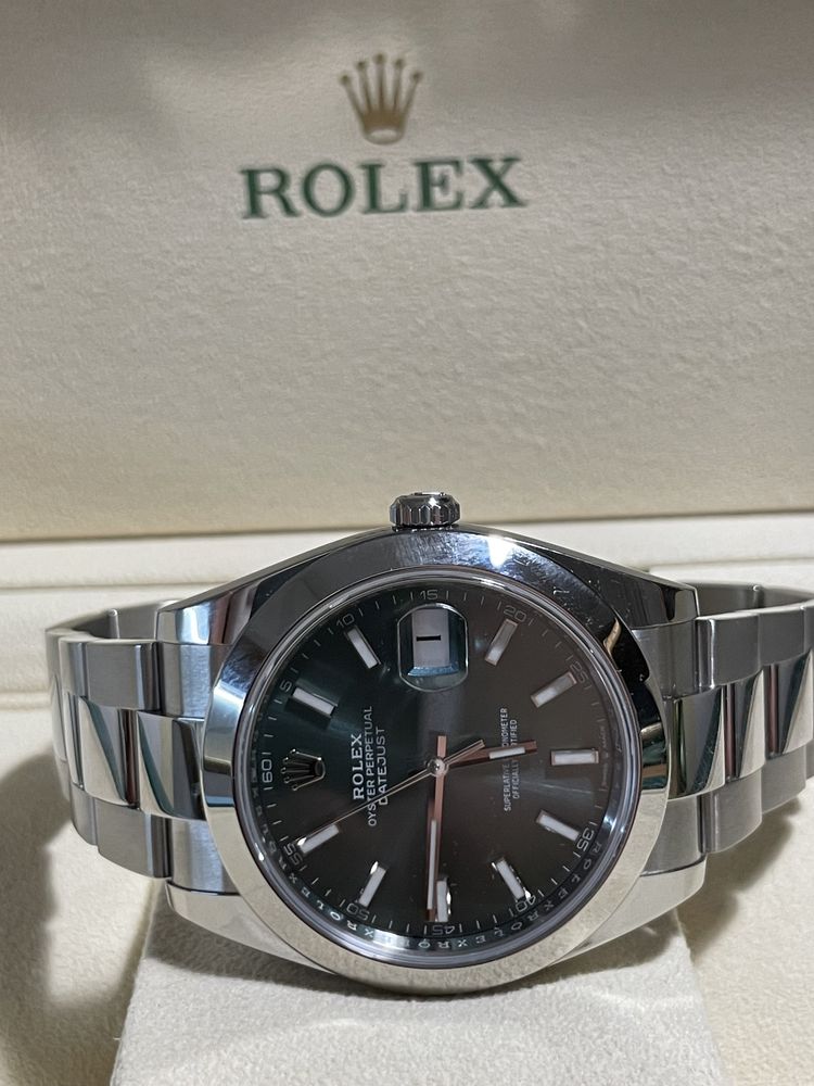 Часовник Rolex Datejust 18 Steel Index Jubilee Green Dial