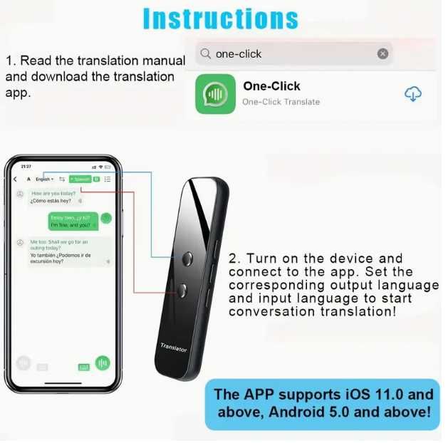 Traducator instantaneu, 150 de limbi acceptate
