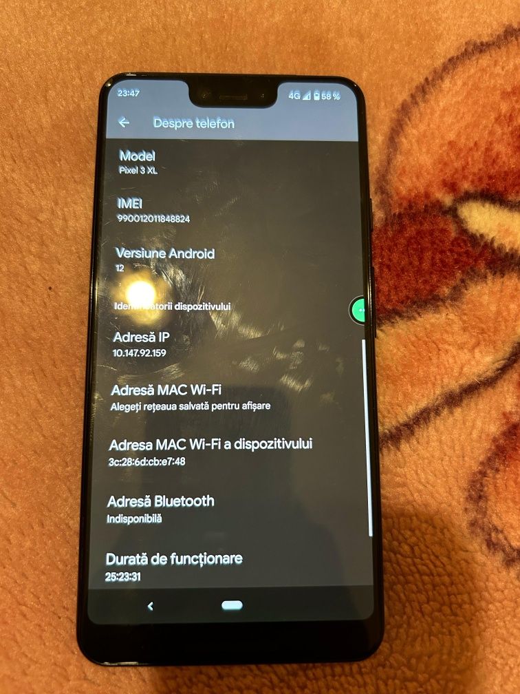 Vând/Schimb Google Pixel 3 xl