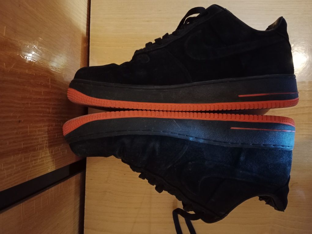 Nike Air Force 1 Low VT – Black / Max Orange