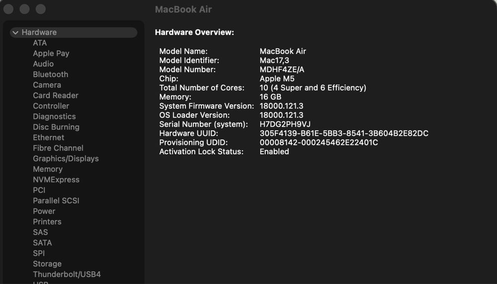 Apple Macbook Air M5 13" 10 CPU/10 GPU/16GB RAM/1TB SSD/ — миниатюра 6